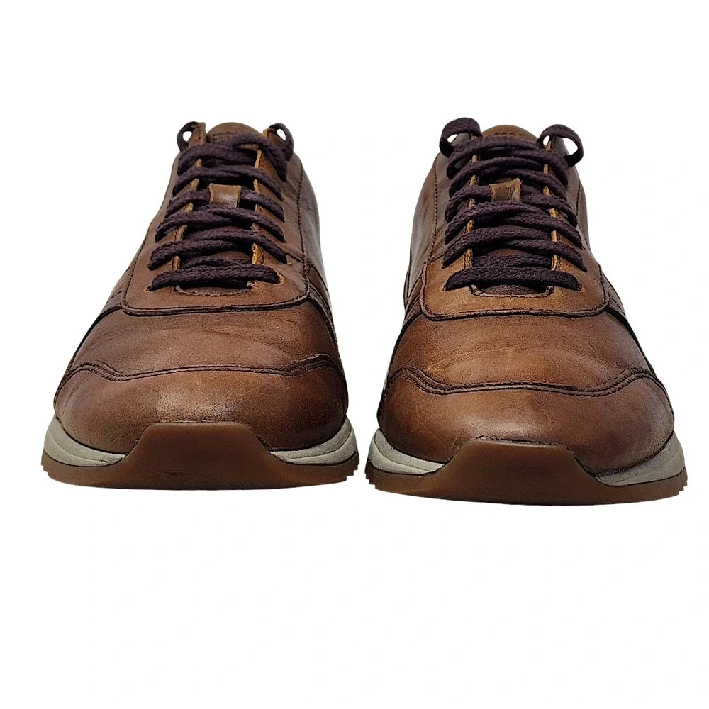 Timberland Sneakers 11 Mens Oxford Aerocore Brown Leather A23EV Low Top Shoes